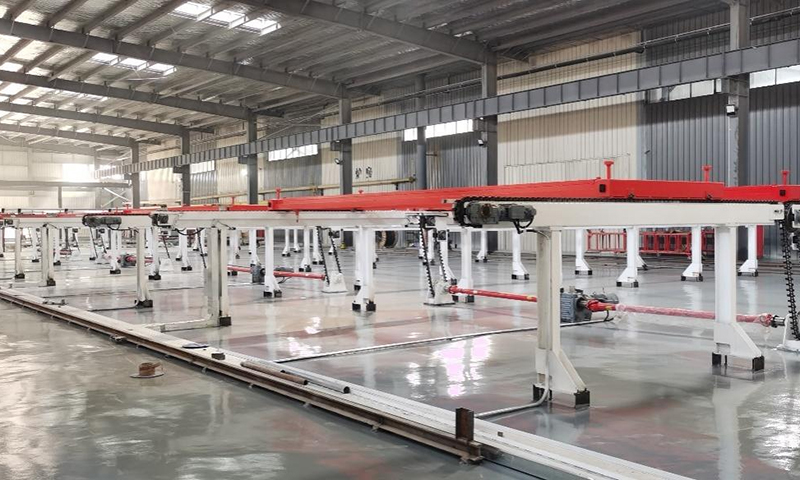 Linie de plasare a cadrului de plasă