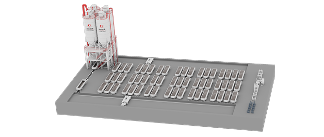 02. Secțiunea de breasare, turnare, întărire